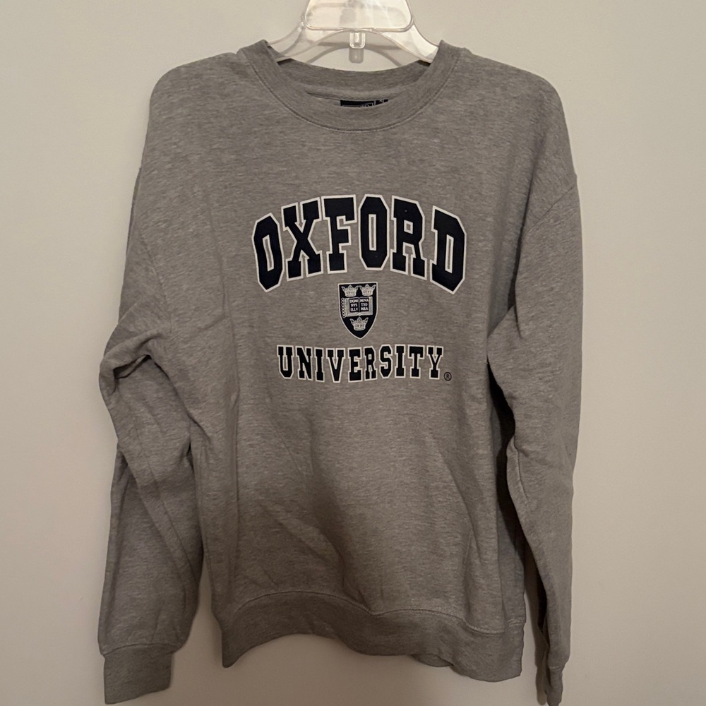 XL Grey Oxford University Sweatshirt - Picture 1 of 6